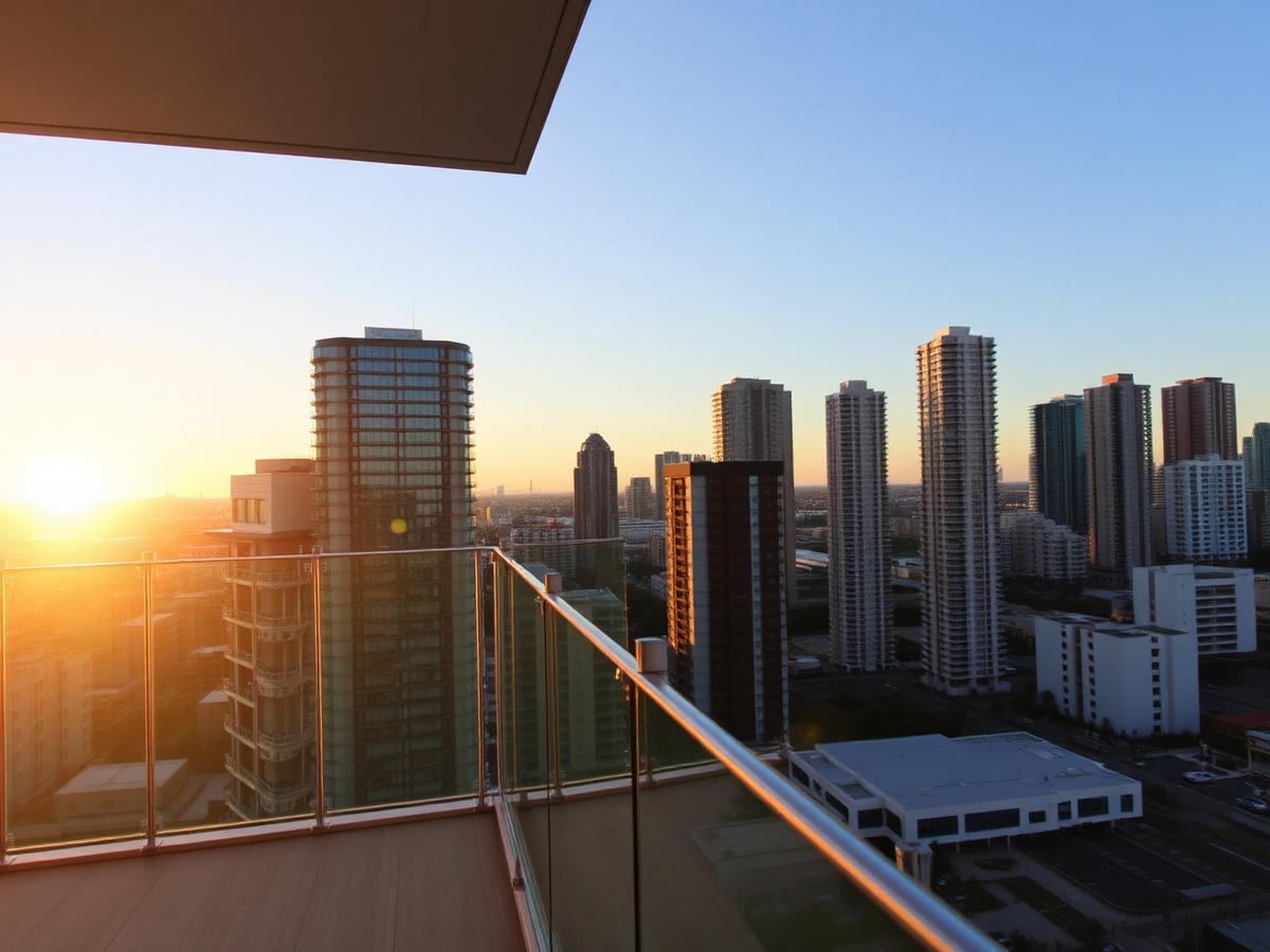 Balustradă terasă penthouse